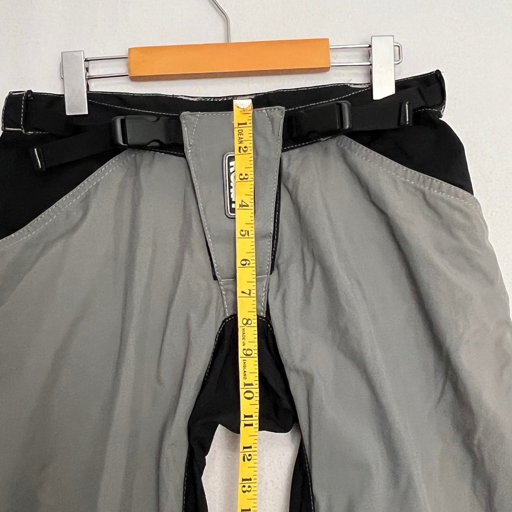 Roach MTB Mountain Bike Pants Gray Black Vintage Y2K Mens Large L - Picture 9 of 13